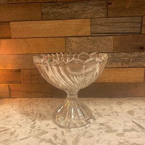 Anna Hutte Bleikristall Crystal Pedestal Bowl